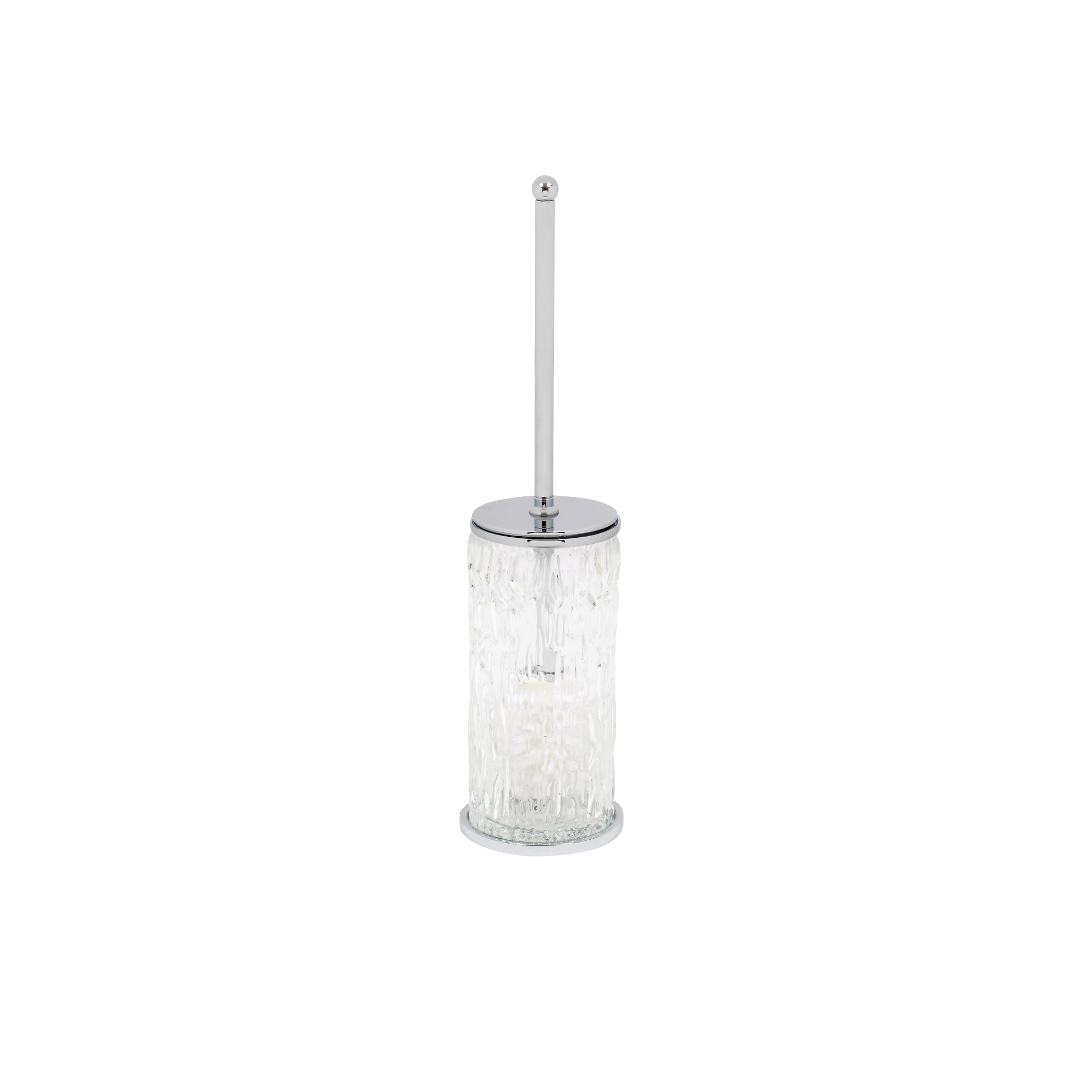 Wave Transparent Glass Toilet Brush