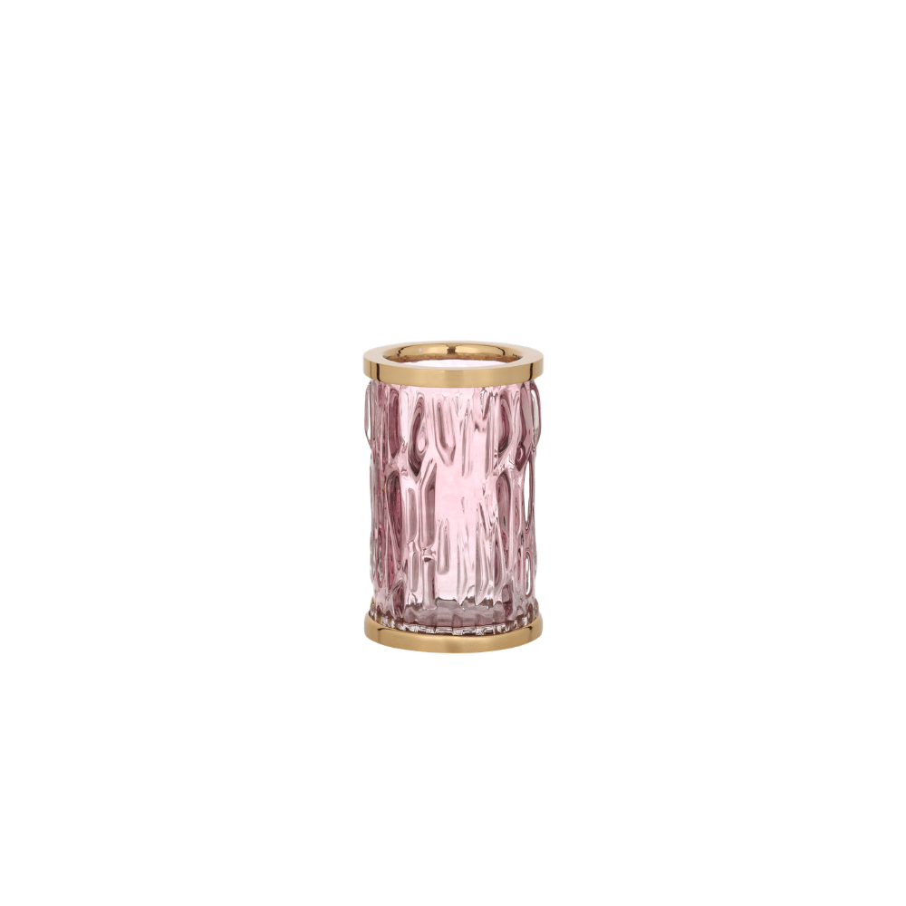 Wave Brass & Glass Toothbrush Holder (3)