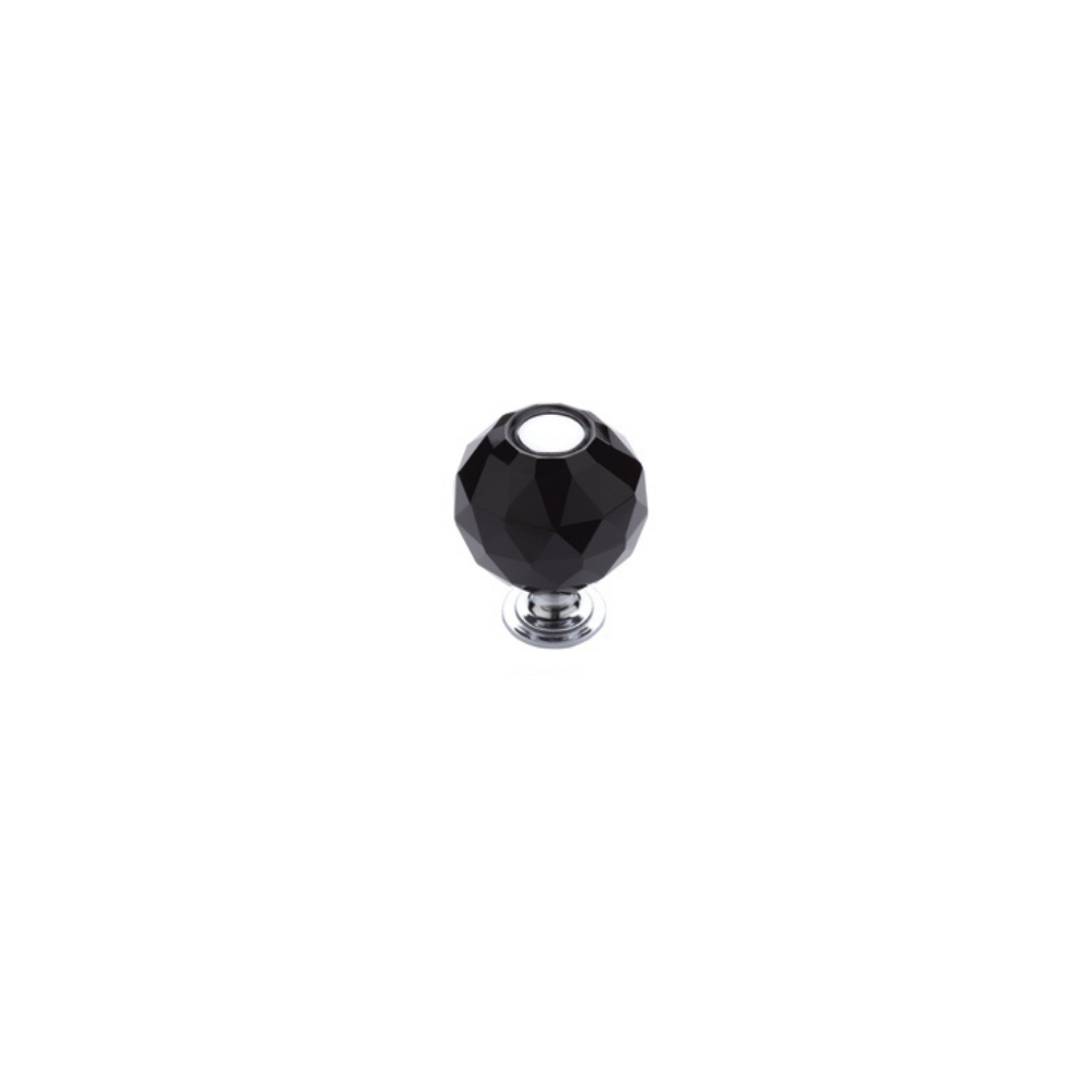 Bebek Cabinet Handle Black Crystal No.2