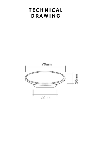 lalezar no.3 cabinet handle technical drawing