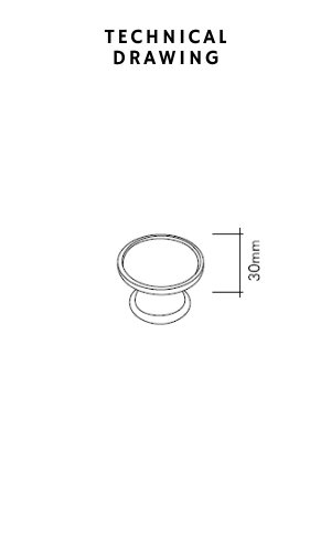 sedef cabinet handle technical drawing