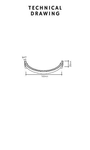 assos drawer handle technical drawing