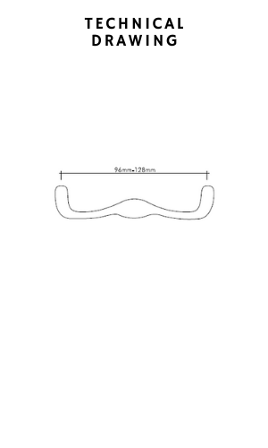 boccolo drawer handle technical drawing