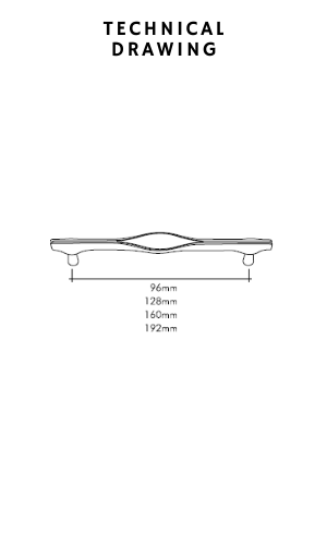 curl drawer handle technical drawing