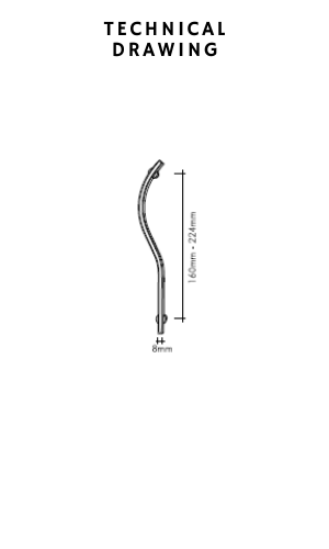 diva drawer handle technical drawing