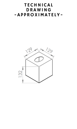 square klenex technical drawing