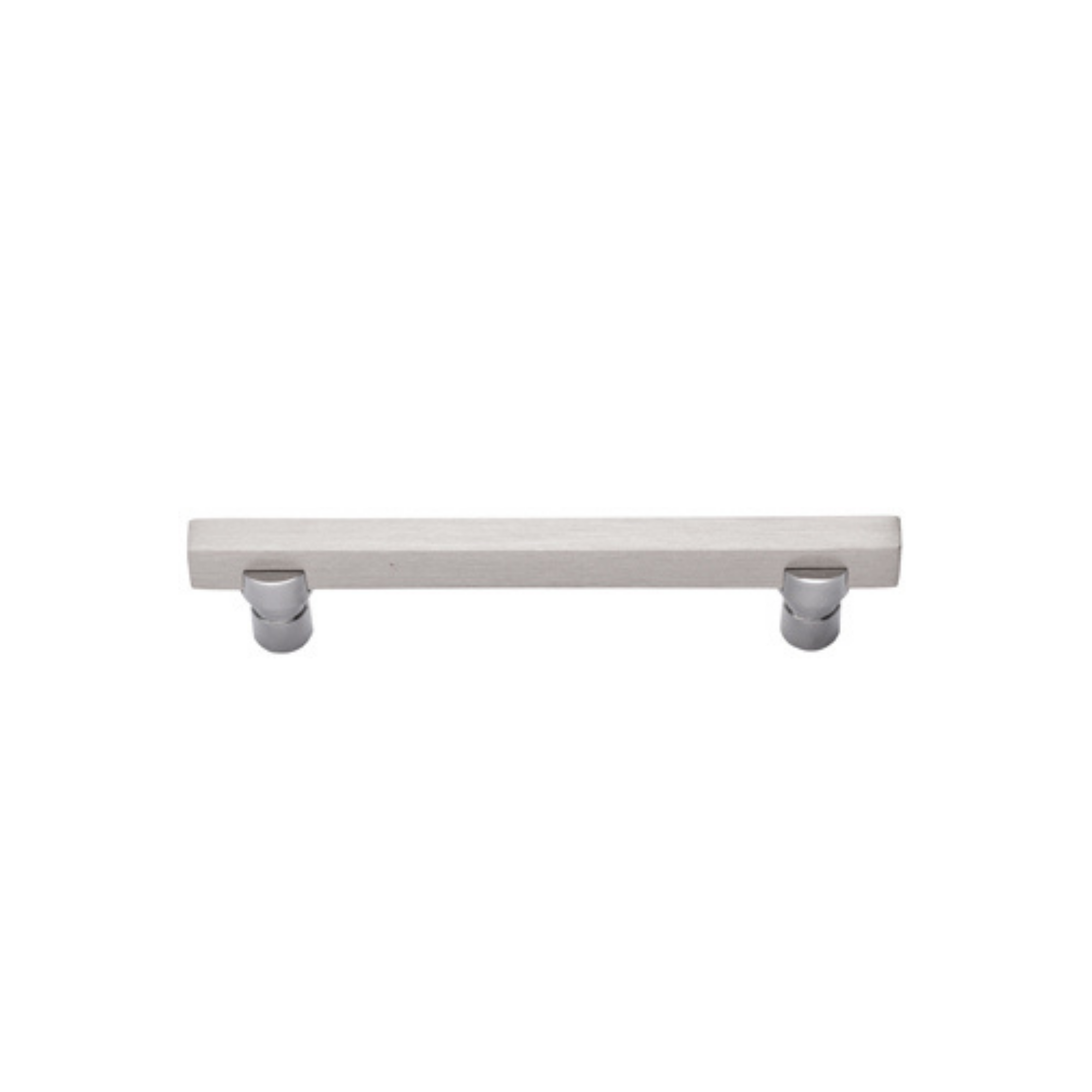 Mimoza Drawer Pull Chrome-Satin Silver