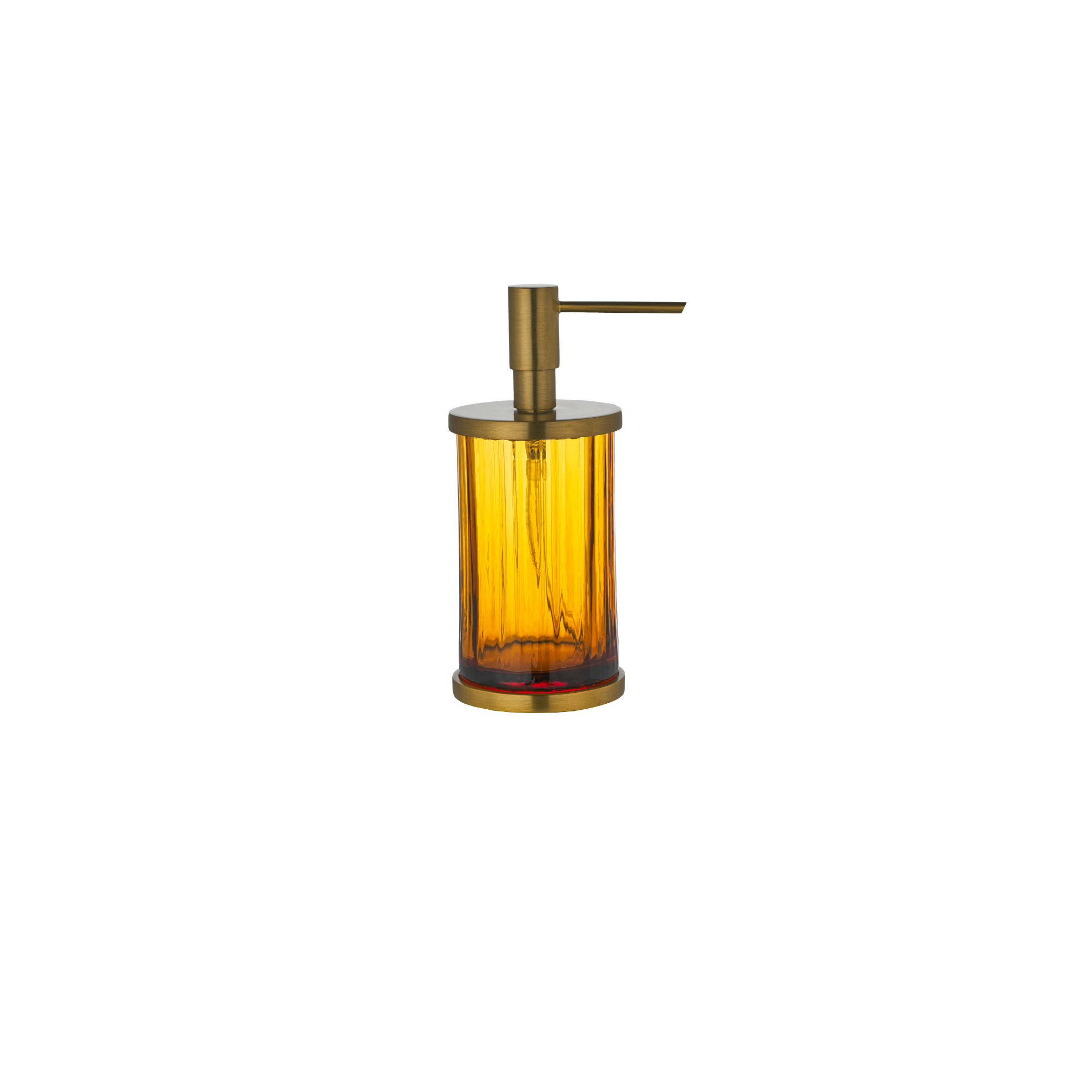 Vario Amber Glass Soap Dispenser