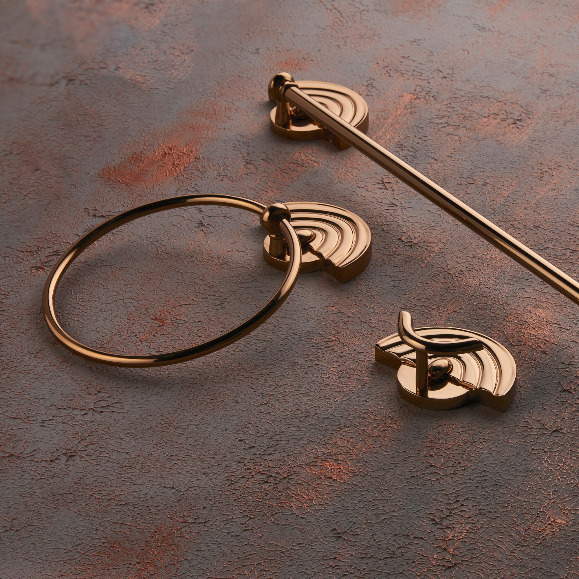 Newmoon Bathroom Accesorie Serie Bronze