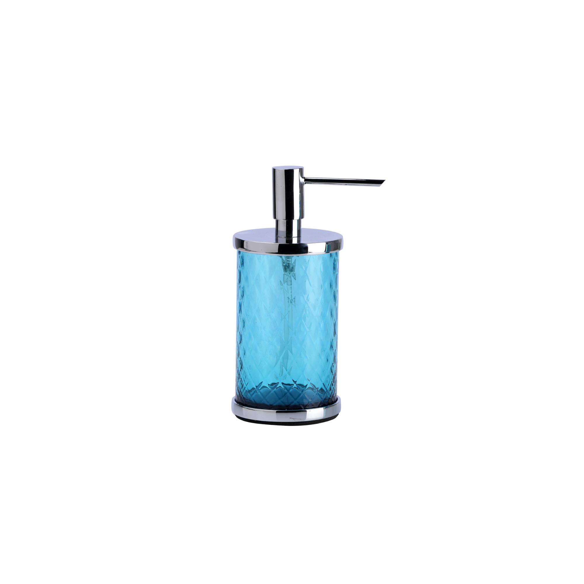 Vario Aqua Blue Soap Dispenser Chrome