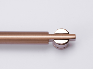 Perla Cabinet Pull Bronze + Satin Bronze