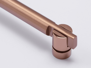 Perla Cabinet Pull Bronze + Satin Bronze