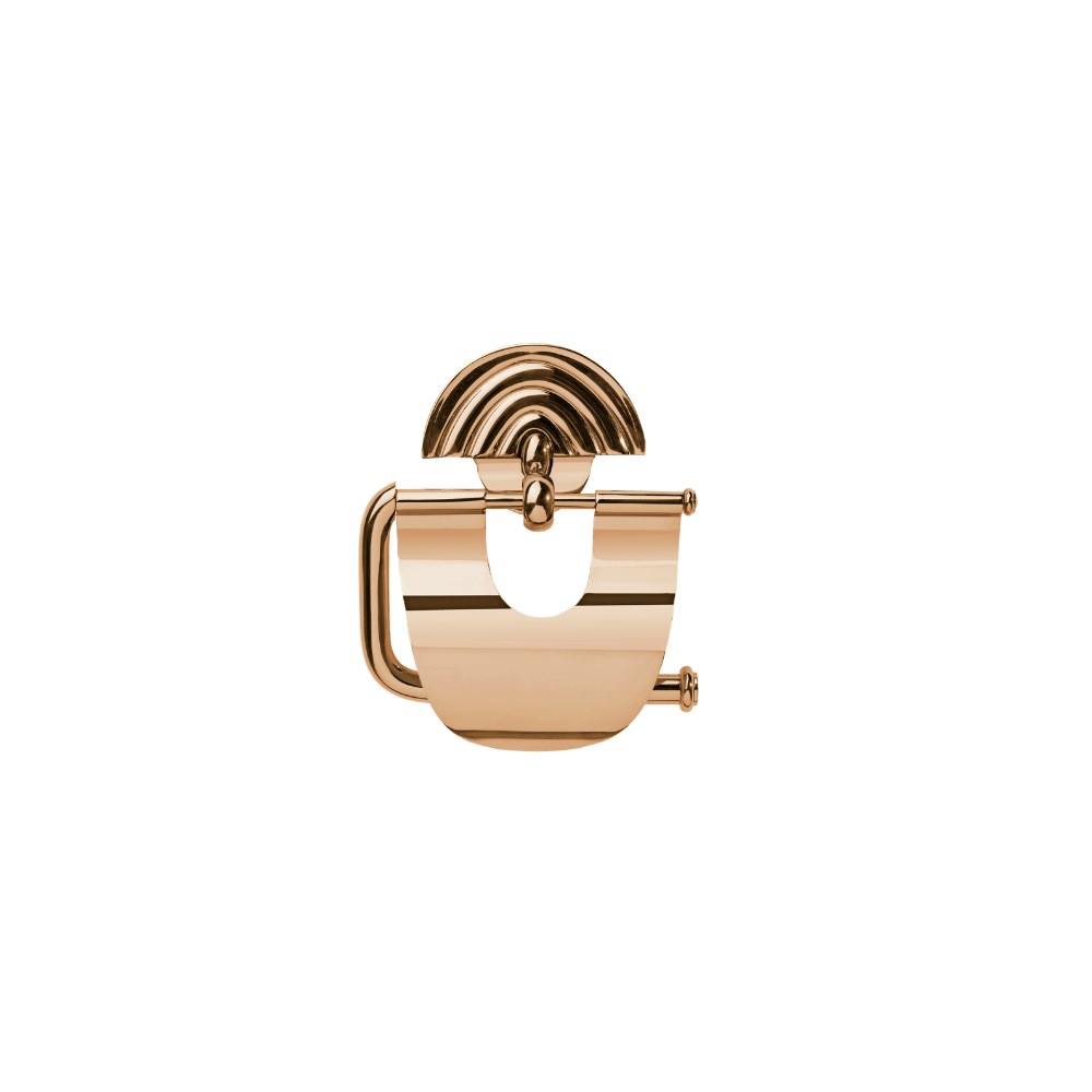 Newmoon Brass Toilet Roll Holder
